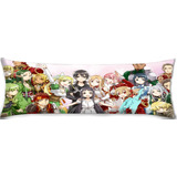 Cojin Almohada Largo Sao  Personajes Anime 35x100cm