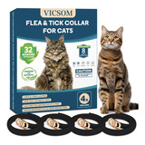 Collar Antipulgas Para Gatos  Paquete De 4 Collares AntipuLG