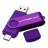 Unidad Flash Usb C Tipo C Wansenda Otg, 2 En 1, Usb 3.0/3.1