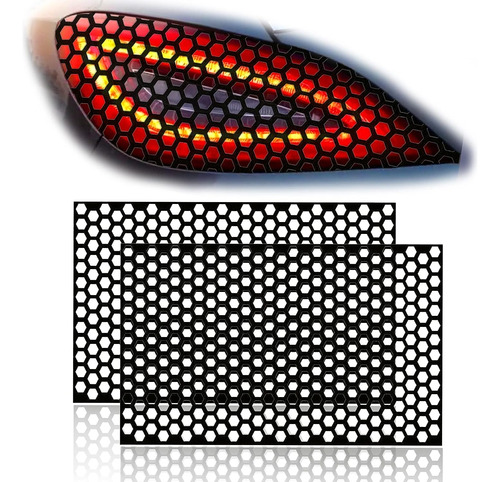 2 Calcomanías Universales Para Lámpara Trasera De Automóvil,