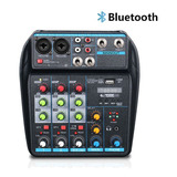 Mesa Digital Con Sonido Portátil, 4 Canales, Bluetooth, Mp3.