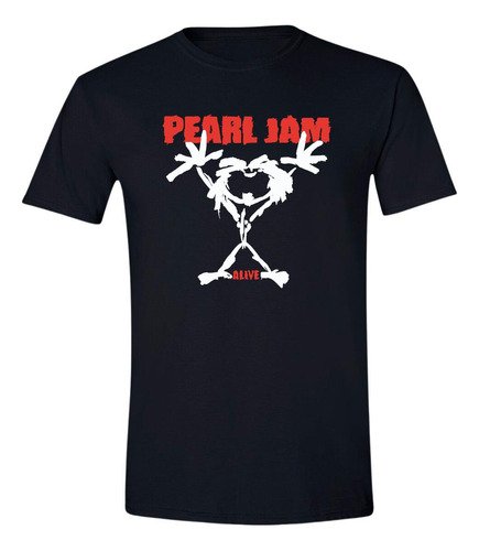 Playera Hombre Rock Pearl Jam Alive 955n