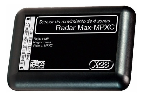 X-28 Radar Sensor Movimiento Radar 4 Zonas Autos Motos Nuevo