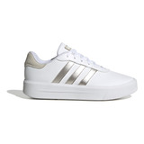 Tênis adidas Court Platform Color Branco - Adulto 38 Br