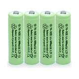 Baterías Solares Aa Nimh 600mah 1.2v Recargables Luces...