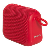 Parlante Portatil Aiwa Impermeable Radio Fm- Rojo