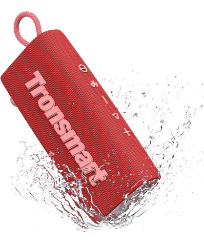 Bocina Tronsmart Bluetooth Portatil Color Rojo