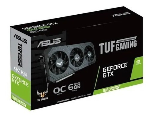 Placa De Vídeo Nvidia Asus Tuf Gaming Geforce Gtx 1660 Super