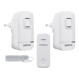 Kit Campainha Sem Fio Wifi Intelbras Com 2 Modulos Interno