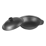 Tika Mini Cocina Wok De Hierro Fundido Poco Profunda 16cm