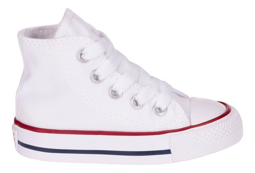 Tenis Converse Chuck Taylor Tipo Botitas Blancos Para Niños