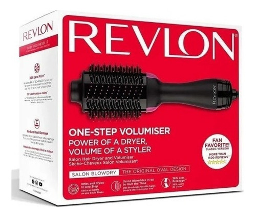 Cepillo Revlon One-step Hair Dry Original Caja Roja