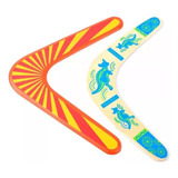 Juguete Volador Boomerang De Madera En Forma De V  2pcs