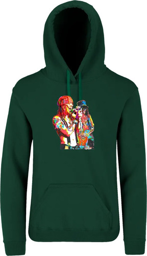 Sudadera Hoodie Guns And Roses Mod. 0046 Elige Color