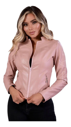 Chaqueta Larga Classica - Tipo Cuero Formal - Casual 