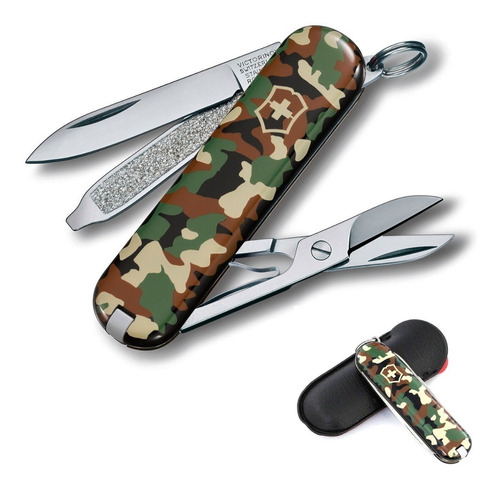 Navaja Suiza Victorinox Original 7servicio Llavero Camuflada