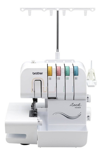 Máquina De Coser Overlock Brother 1034d Portable Blanca 110v