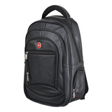 Mochila Executiva Couro Swissland Notebook 15,4 Impermeável