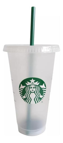 Vaso Rosa Starbucks Reutilizable - Logo Sirena Rosa Original