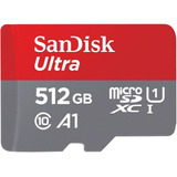 Tarjeta De Memoria Sandisk Microsdxc De 512 Gb, Con Adaptado