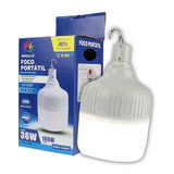 Foco Led Recargable De Emergencia 36 W A 180 W 2500 Lm C7s