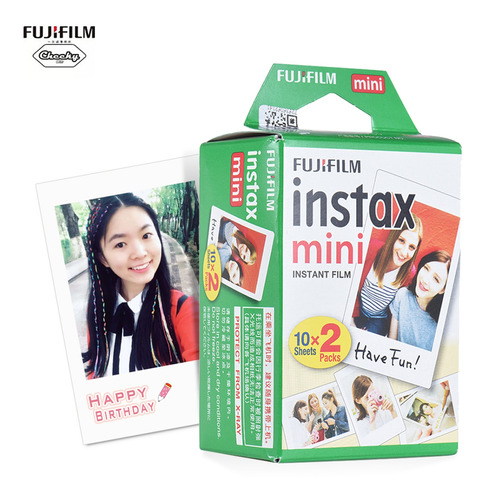 Filme Instax Fujifilm Sheets 20 Mini Papel Mini