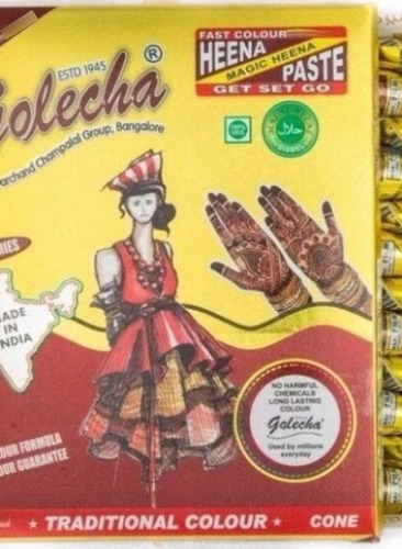Henna Cejas Golecha Original  Perfilado  Cejas Oferta Unidad