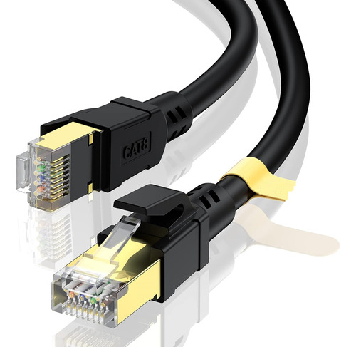 Cable Ethernet Rj45 Cat-8 Gigabit De Red Rj45 Datos