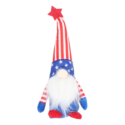 Peluche American Gnome Del Día De La Independencia Lindo Hec