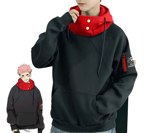 Moletom Com Capuz Jujutsu Kaisen Gojo Satoru Itadori Yuji | Parcelamento sem juros