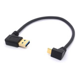 Cable De Extensin Usb Tipo C Chapado En Oro De 9.8in, Usb 3.