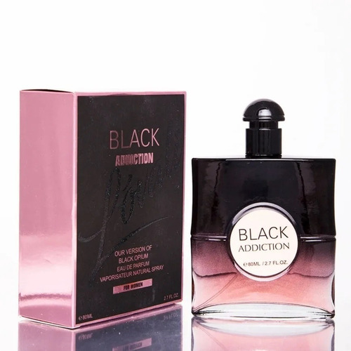 Perfume De Mujer Black Addiction De Lovali 80ml Triple Aaa