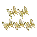 Pinzas Para El Pelo Con Forma De Mariposa, Broches De Metal