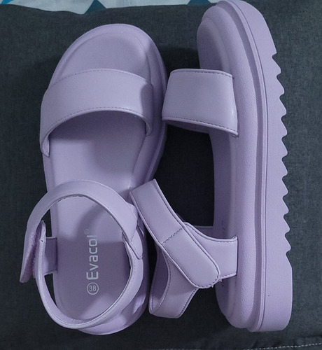 Sandalias Verano Lila Lavanda