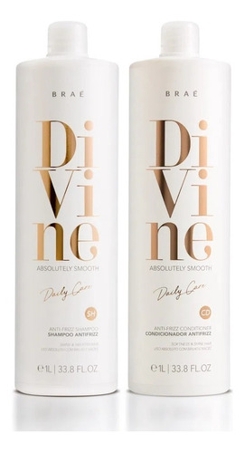 Kit Braé Divine Shampoo + Cond. 1 Litro + Plume Sensation