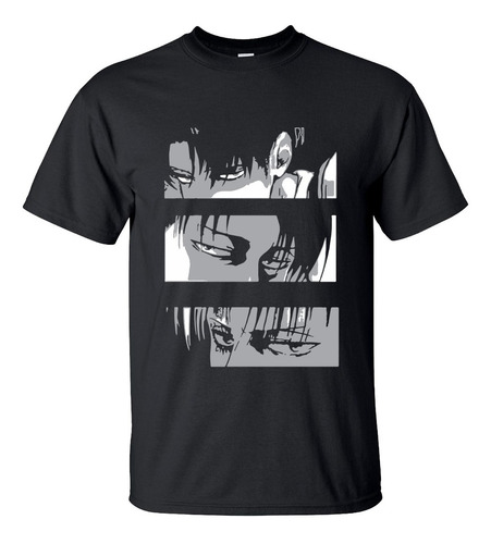 Playera Levi Ackerman Face Attack On Titan Anime Manga A3197