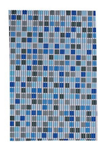 Tapete Baño Antideslizante Azul 40x60 Cm