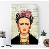 Vinilo Decorativo 20x30cm Frida Kahlo Letras Diego