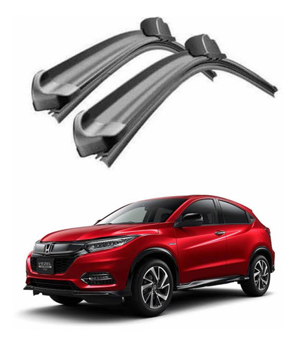 Plumas Limpiaparabrisas Flexibles Honda Hrv 2016 Al 2021