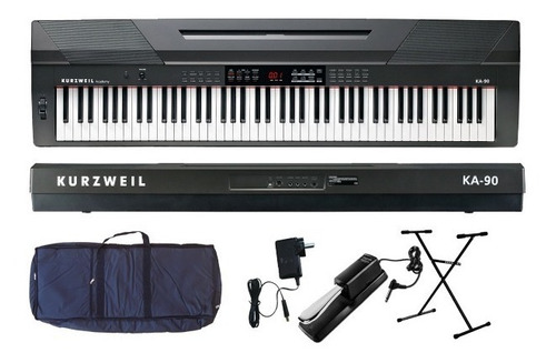 Piano Digital Kurzweil Ka90 88 Teclas Pesadas Y Accesorios