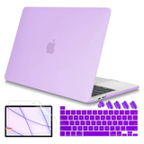 Funda Violeta Macbook Pro De 13  Con Cubierta De Teclado