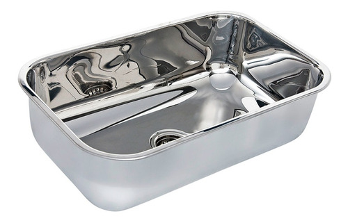 Cuba Pia Inox N°2-17 Extra Funda Polida 56x34x17 Tecnocuba Cor Aço Inox Polido