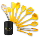 Juego De Utensilios De Cocina De Silicona 10 Piezas Set De U