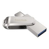 Pendrive Usb Tipo C 128gb Sandisk Ultra Dual Drive Luxe Otg