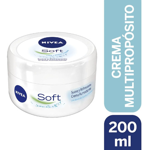 Crema Humectante Nivea Soft Suave Y Refrescante 200ml