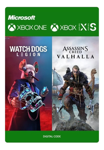 Assassin's Creed Valhalla + Watch Dogs Legion One/xs Global