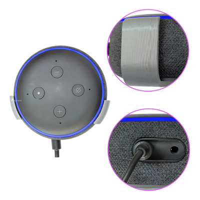 Soporte De Pared Para Alexa Echo Dot 3g Color Gris Plástico Resistente | Meses sin interés