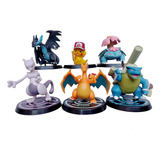 Set 6 Figuras Pokémon Mewtwou Blastoise Charizard