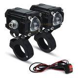 Farol Auxiliar Moto Led Completo U94 Projetor A Prova D'água