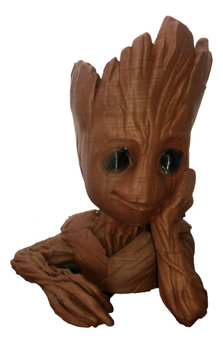 Baby Groot Marvel Maceta 22cm Cactus Suculentas - Impreso 3d